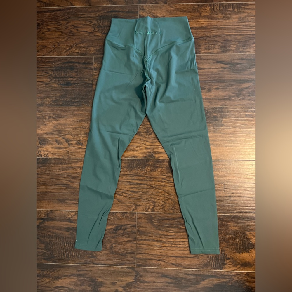 Balance Green High-Waisted Leggings
